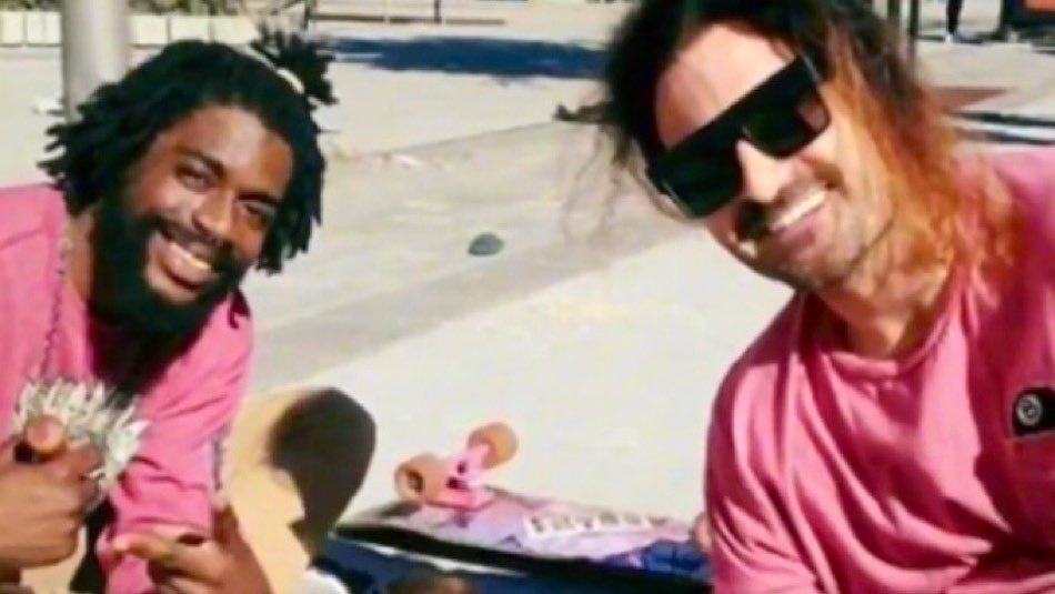 Handsome Truth in Pink and Black