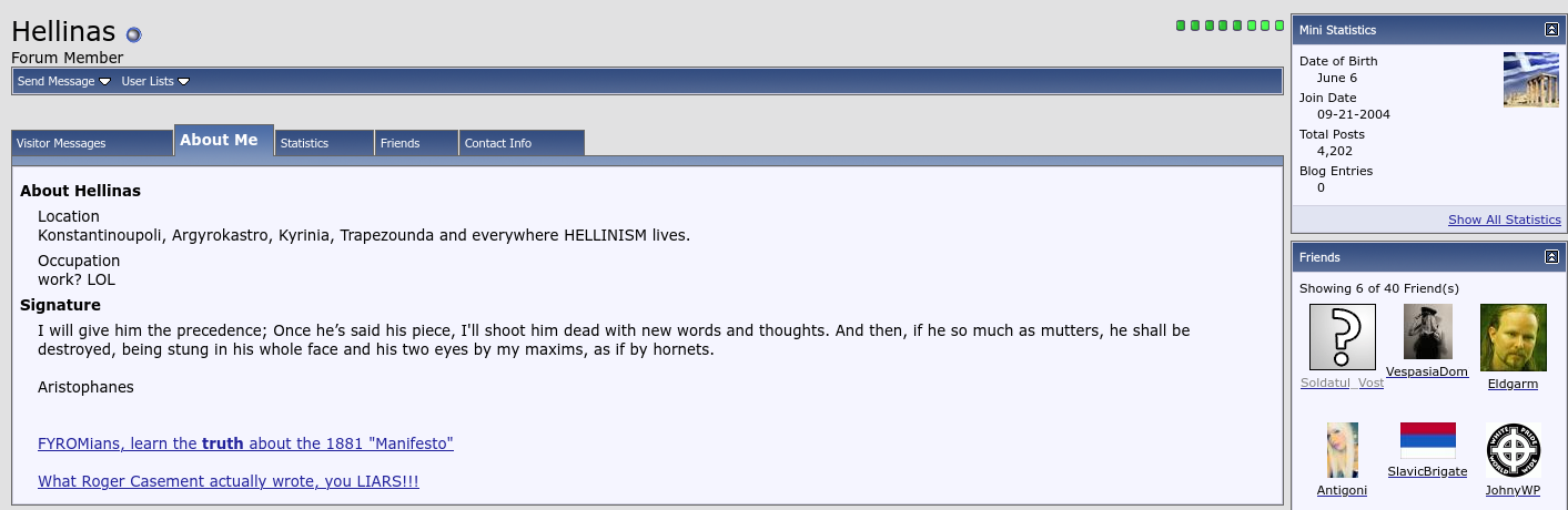 Hellinas Stormfront Public Profile